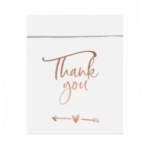 Rose Gold Thank You Treat Bags (6 pack)