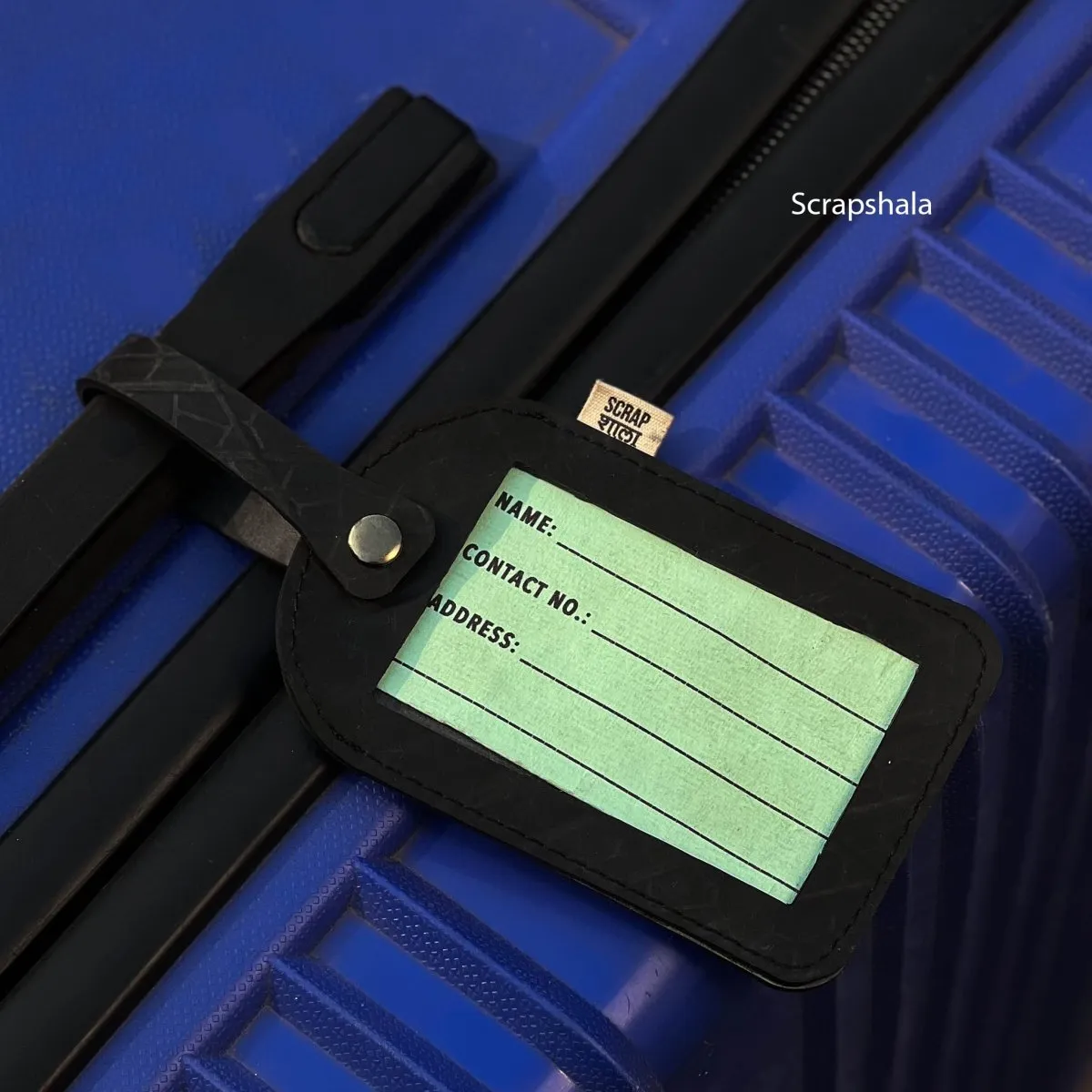 Safar Luggage Tag | Reusable | Vegan | Water Proof | Upcycled