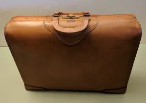 Schell Tripak Leather overnight case