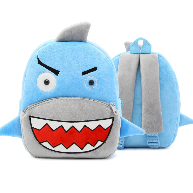 shark Children's baby plush toy small school bag backpack cartoon bag