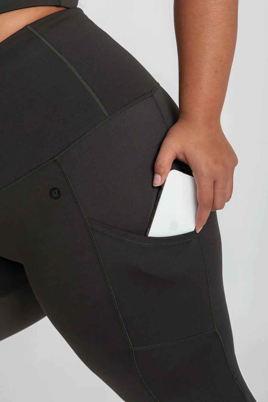 Smart Pocket 3/4 Length Tight - Forest Night