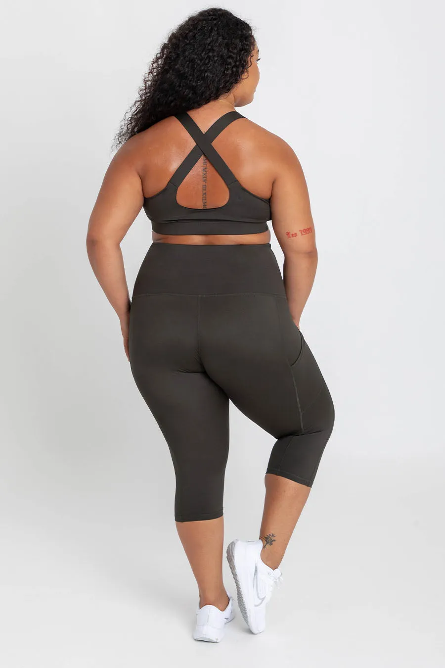 Smart Pocket 3/4 Length Tight - Forest Night