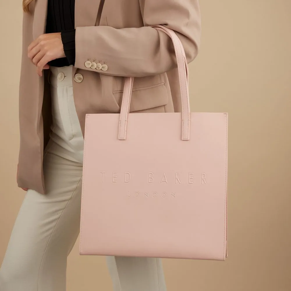 Ted Baker Soocon Large Crosshatch Icon Bag | Pink