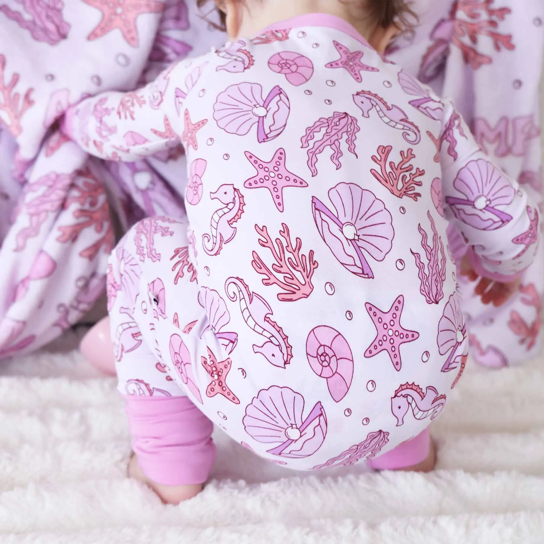Tiny Tides Convertible Zip Romper | Pink
