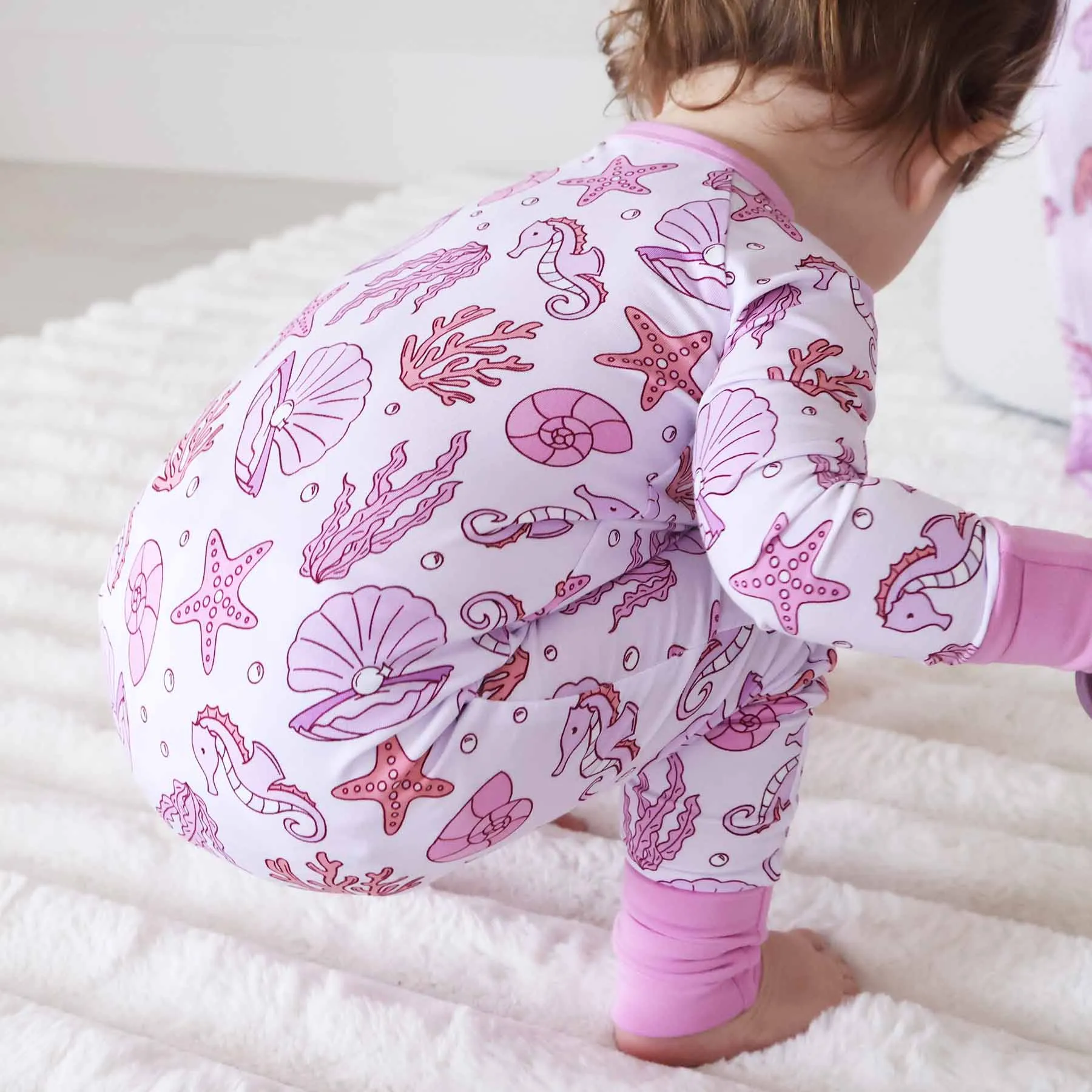 Tiny Tides Convertible Zip Romper | Pink