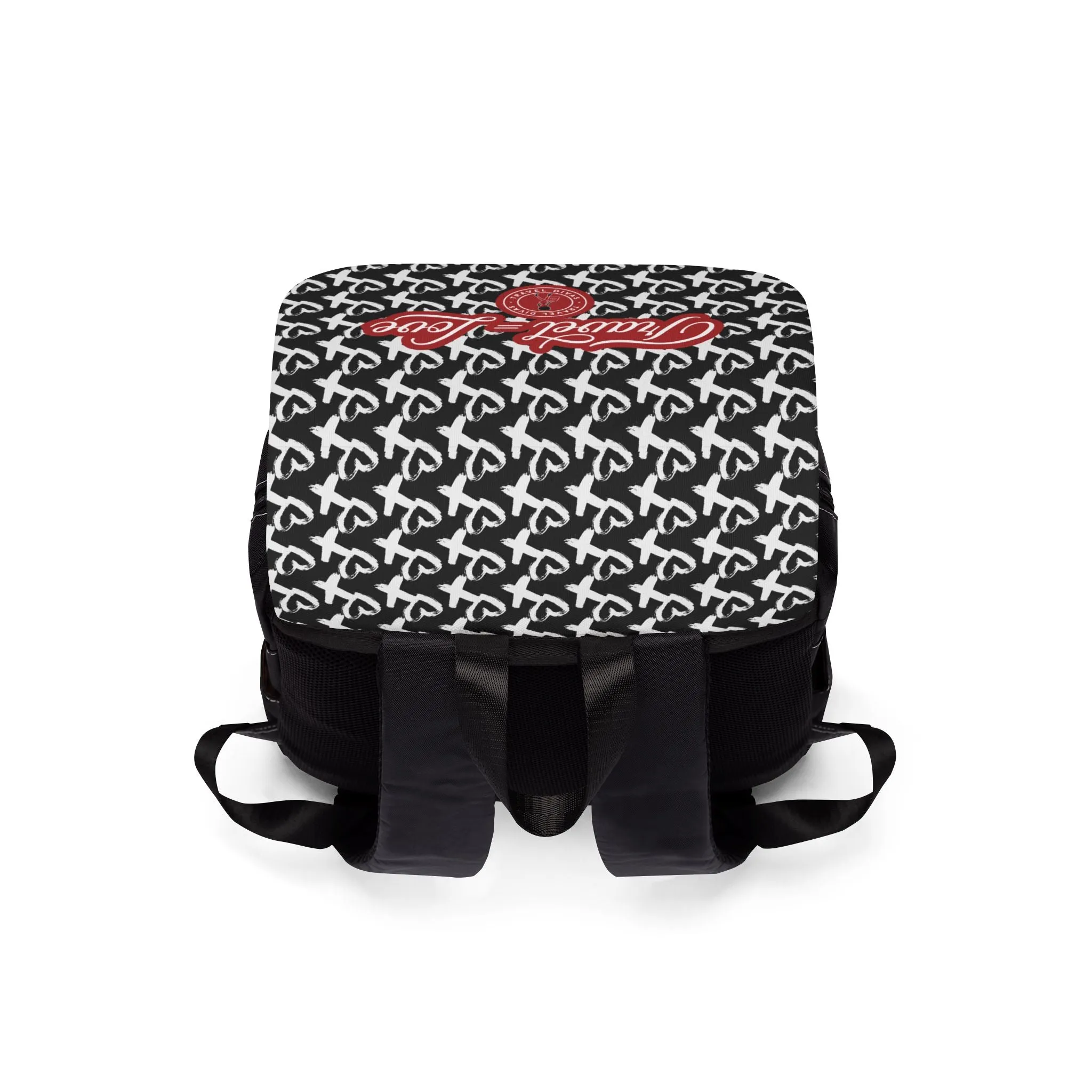 Travel Equals Love Casual Shoulder Backpack