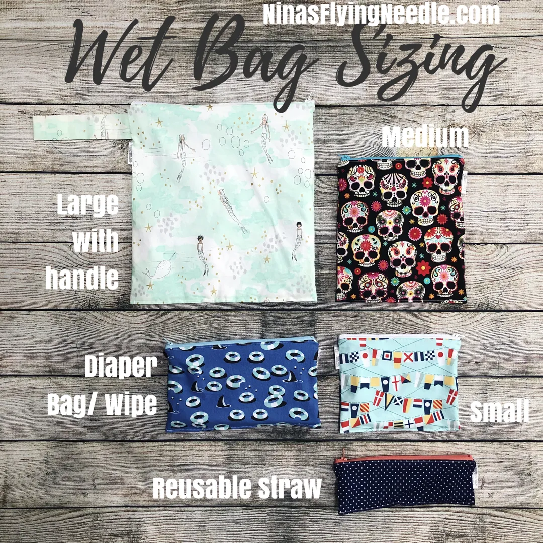 Travel Sized Wet Bag Crabs