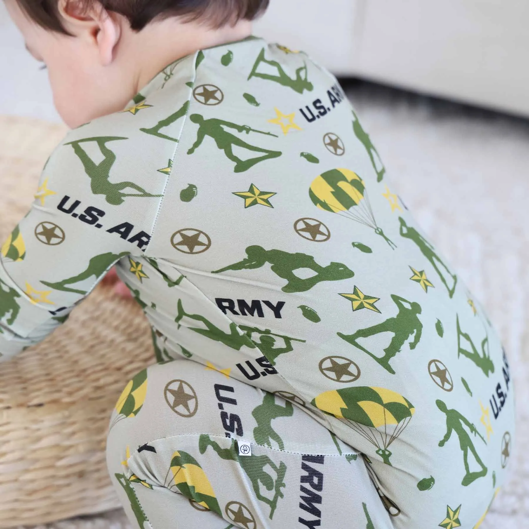 U.S. Army Convertible Zip Romper