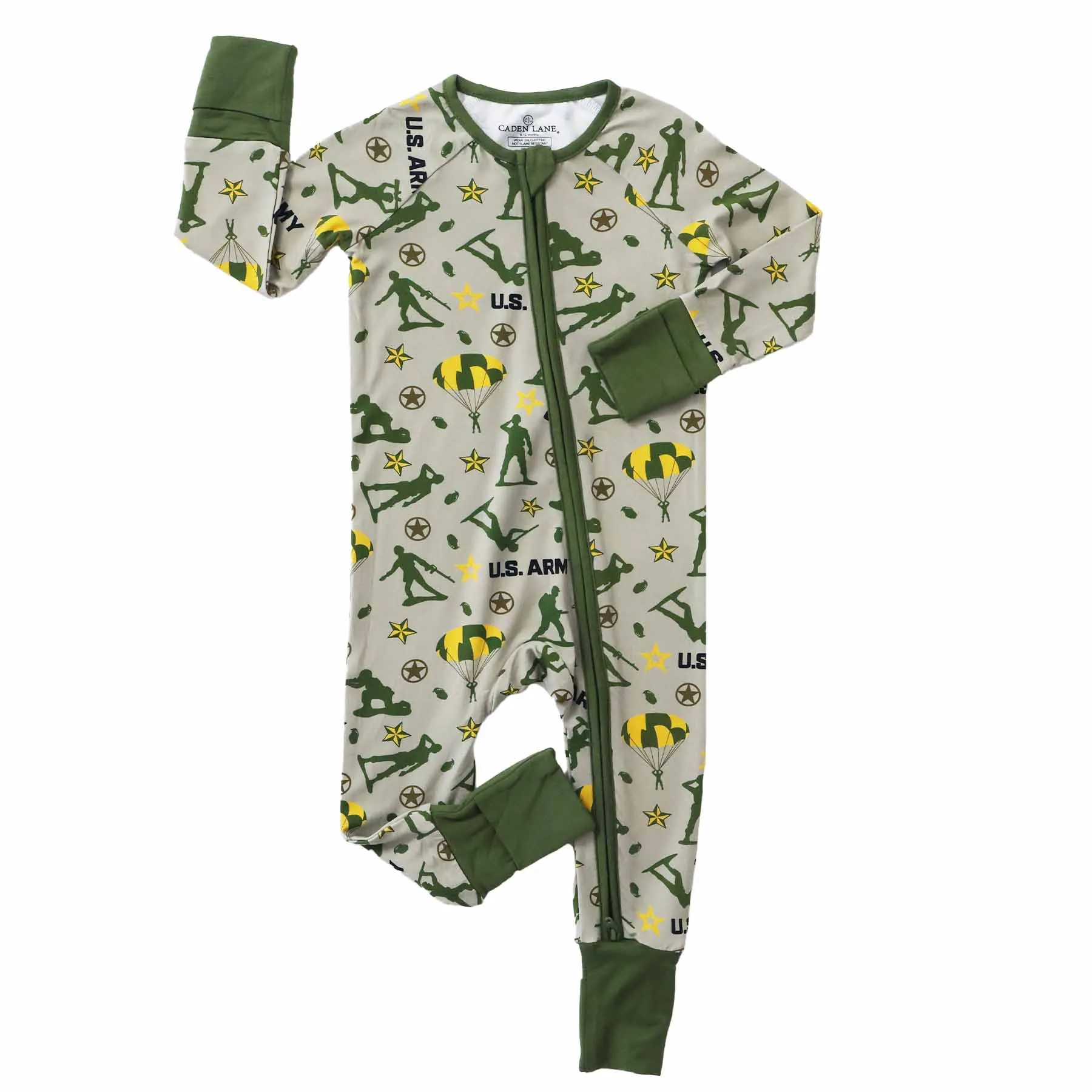 U.S. Army Convertible Zip Romper